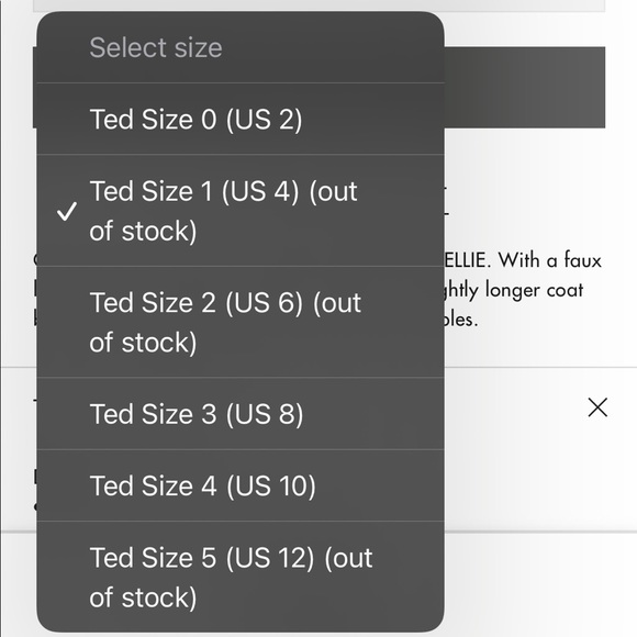 Ted Baker Shellie coat. New with tags. Still on website open to offers ❤️ - Picture 7 of 7